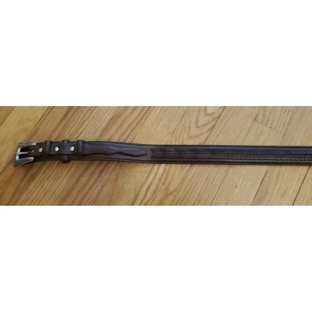 Nocona Belt Co Western Brown Ranger Leather Belt Mens 40 N2476802